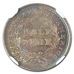 1837 Liberty Seated Half Dime MS-65 NGC