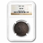 1837 Reeded Edge Half Dollar AU-50 NGC