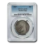 1837 Reeded Edge Half Dollar AU-55 PCGS