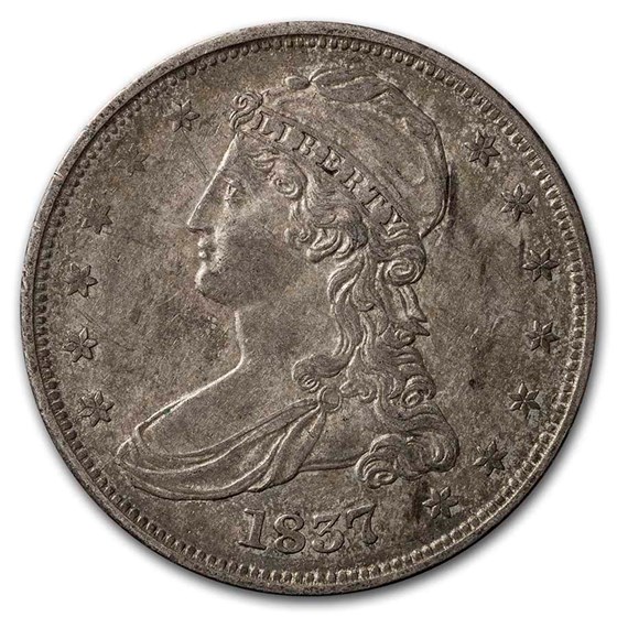 1837 Reeded Edge Half Dollar AU 1837 Reeded Edge Half Dollar AU