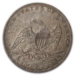 1837 Reeded Edge Half Dollar AU