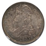 1837 Reeded Edge Half Dollar MS-63 NGC