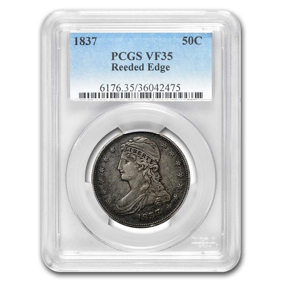 Buy 1837 Reeded Edge Half Dollar VF-35 PCGS | APMEX