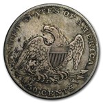 1837 Reeded Edge Half Dollar VF
