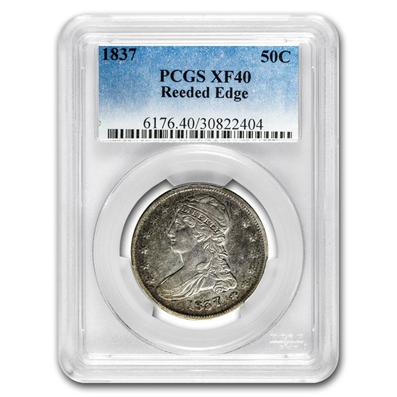 Buy 1837 Reeded Edge Half Dollar XF-40 PCGS | APMEX