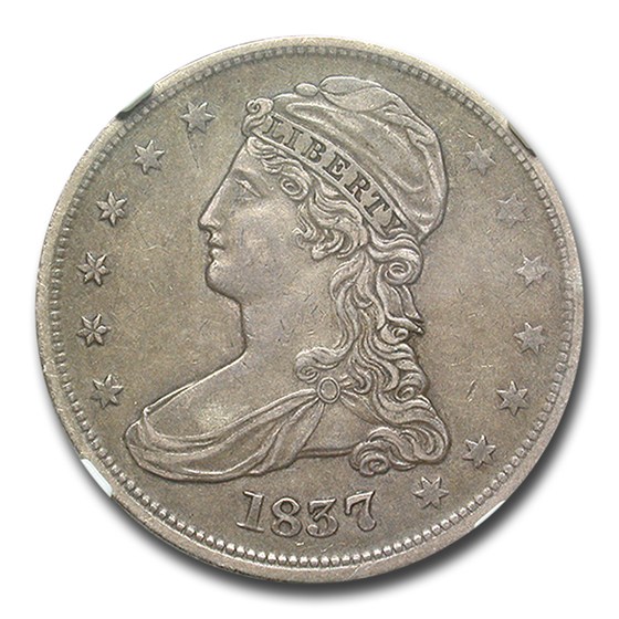 Buy 1837 Reeded Edge Half Dollar XF-45 NGC | APMEX