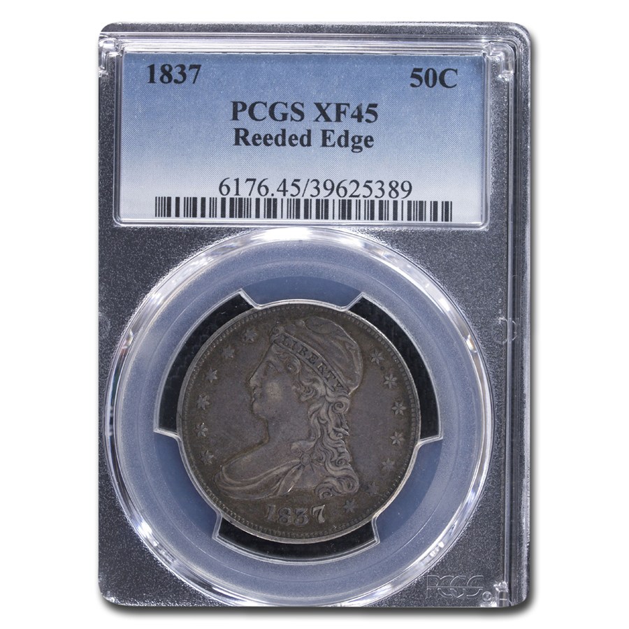 Buy 1837 Reeded Edge Half Dollar XF-45 PCGS | APMEX