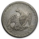 1837 Reeded Edge Half Dollar XF
