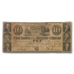 1838 $10 Bank of US Philadelphia F-12 PCGS (Haxby 3-G4a) Cncld