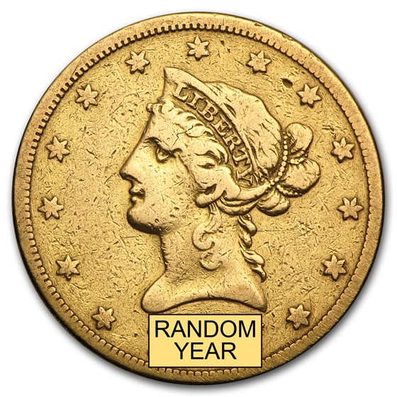 1838-1866 $10 Liberty Gold Eagle No Motto (Cleaned) 1838-1866 $10 Liberty Gold Eagle No Motto (Cleaned)