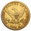 1838-1866 $10 Liberty Gold Eagle No Motto (Cleaned)