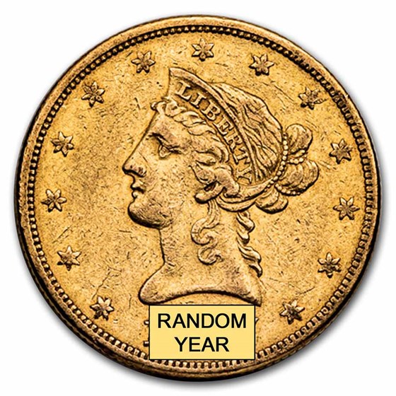 1838-1866 $10 Liberty Gold Eagle No Motto XF 1838-1866 $10 Liberty Gold Eagle No Motto XF