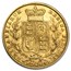 1838-1874 Great Britain Gold Sovereign Victoria Shield AU