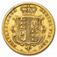 1838-1885 Great Britain Gold 1/2 Sov Victoria Young Head Clnd/Pol