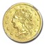 1838 $5 Gold Classic Head Half Eagle AU-55 NGC