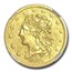1838 $5 Gold Classic Head Half Eagle AU-55 NGC