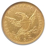 1838 $5 Gold Classic Head Half Eagle AU-55 NGC