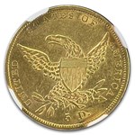1838 $5 Gold Classic Head Half Eagle AU-58 NGC