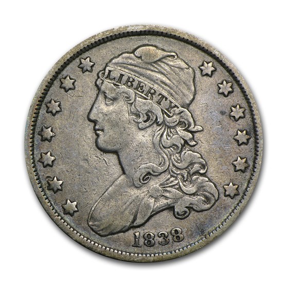 1838 Capped Bust Quarter XF 1838 Capped Bust Quarter XF