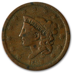 1838 Large Cent Good 1838 Large Cent Good