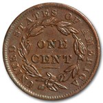 1838 Large Cent XF Details