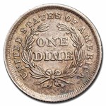 1838 Liberty Seated Dime Large Stars AU