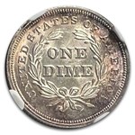 1838 Liberty Seated Dime MS-64 NGC (Large Stars)