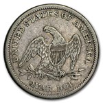 1838 Liberty Seated Quarter XF