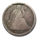 1838-O Liberty Seated Dime Good-4 PCGS (No Stars)