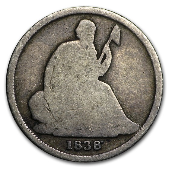 1838-O Liberty Seated Dime Good 1838-O Liberty Seated Dime Good
