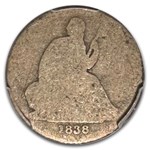 1838-O Liberty Seated Dime Poor-1 PCGS