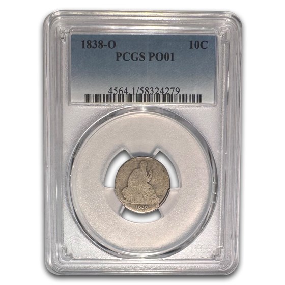 1838-O Liberty Seated Dime Poor-1 PCGS