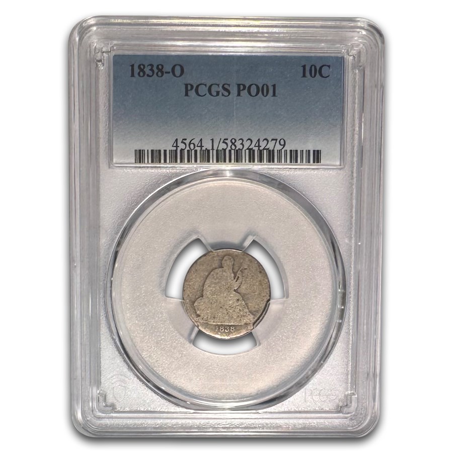 1838-O Liberty Seated Dime Poor-1 PCGS