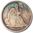 1838-O Liberty Seated Dime VG (No Stars)