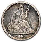 1838-O Liberty Seated Half Dime XF Details