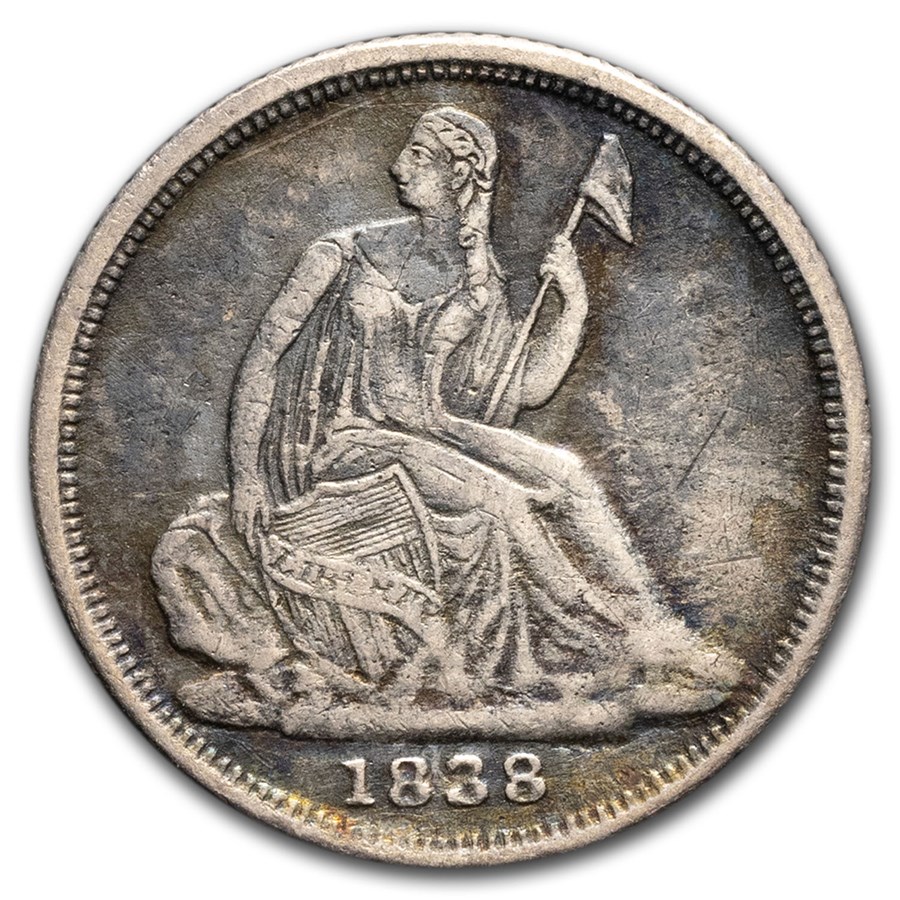 1838-O Liberty Seated Half Dime XF Details
