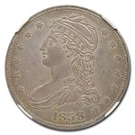 1838 Reeded Edge Half Dollar MS-62 NGC