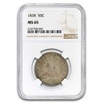 1838 Reeded Edge Half Dollar MS-65 NGC