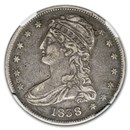 1838 Reeded Edge Half Dollar VF
