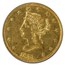 1839 $10 Liberty Gold Eagle AU-58 NGC (Lg Let, Head of 38)