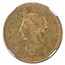 1839 $10 Liberty Gold Eagle AU-58 NGC (Lg Let, Head of 38)