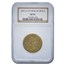 1839 $10 Liberty Gold Eagle Head of 1838 AU-55 NGC (Lg Letters)