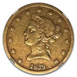 1839 $10 Liberty Gold Eagle VF-20 NGC (Sm Let Head of 40)