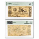 1839-41 Republic of Texas $3 Treasury Note VF-25 PMG (CR-A3)