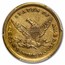 1839 $5 Liberty Gold Half Eagle AU-53 PCGS