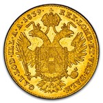 1839 Austria Gold Ducat Ferdinand I MS-63 PCGS
