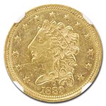 1839-C $2.50 Gold Classic Head MS-60 NGC