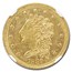 1839-C $2.50 Gold Classic Head MS-60 NGC