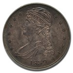 1839 Capped Bust Half Dollar (Reeded Edge) MS-64+ NGC CAC
