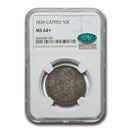 1839 Capped Bust Half Dollar (Reeded Edge) MS-64+ NGC CAC